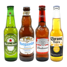 瓶ビール１ （ハイネケン・ヒューガルデン・バドワイザー・コロナ）