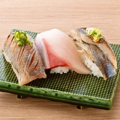青物三昧(真アジ・活〆カンパチ・真イワシ)