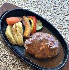 カリブ特製デミグラスハンバーグ