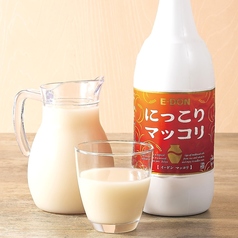 焼肉屋さんとい言えばやっぱり♪韓国酒「マッコリ」