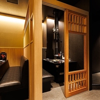 大切な人との食事に！落ち着いた雰囲気の店内