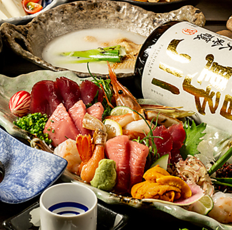 九州直送の鮮魚や地鶏を使用したこだわりの割烹料理をリーズナブルに味わえる居酒屋◎