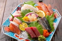 名物活魚刺し盛り(1人前)