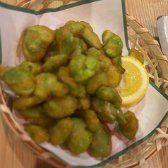 そら豆の唐揚げ