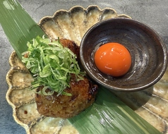 近江黒鶏月見つくね