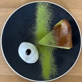 料理メニュー写真&nbsp;抹茶バスクチーズケーキ