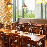 ゆったり寛げる広々とした空間