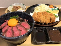 【日曜日】ステーキ丼&とんかつ定食