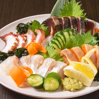 その日仕入れた新鮮な食材を使用！オススメの逸品揃い☆