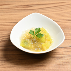 人気!焼きなすのジンジャージュレ