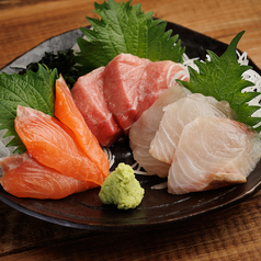 刺身3点盛り合わせ