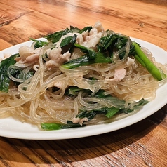 豚バラと季節野菜のチャプチェ