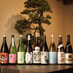 お酒好きの方必見！厳選した焼酎や日本酒の数々◎