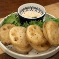 料理メニュー写真&nbsp;シャキシャキ蓮根の挟み揚げ