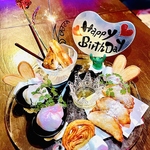 他では珍しい『デザート餃子プレート』ございます♪お祝いごとはクーポンページを要チェックです！！