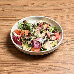 オススメ!鮮魚と旬野菜のバジルサラダ