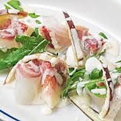 旬のいちじくと鮮魚の カルパッチョ