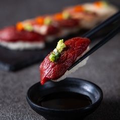 桜肉の肉寿司