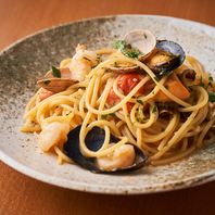 海の幸のパスタ