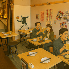 笑顔が絶えない店内で楽しいお時間をお過ごし下さい。