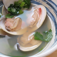 天然ハマグリの酒蒸し