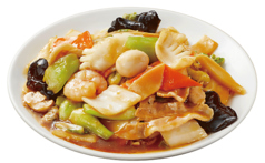 五目焼きそば/鶏肉刀削麺