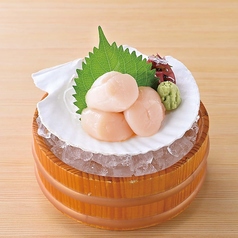 北海道産ほたて刺し