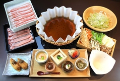 しゃぶしゃぶ横手豚玄亭のコース写真