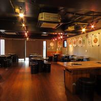 ゆっくりとくつろげる広々とした空間