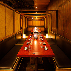 全席扉付き完全個室　牛タン　ステーキ　肉寿司　飲み放題　-たんやおくむら-　新宿店の特集写真