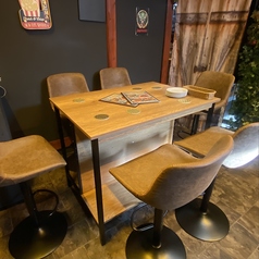 大きなテーブル席は3~6名様