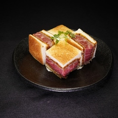 長萩和牛 ヒレカツサンド/追加バゲット