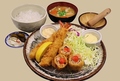 料理メニュー写真&nbsp;明太子と大葉の巻かつと海老定食