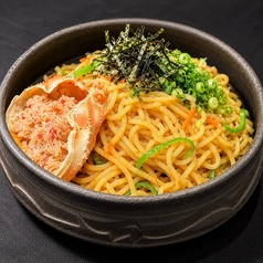 蟹ぶっかけ塩焼きそば