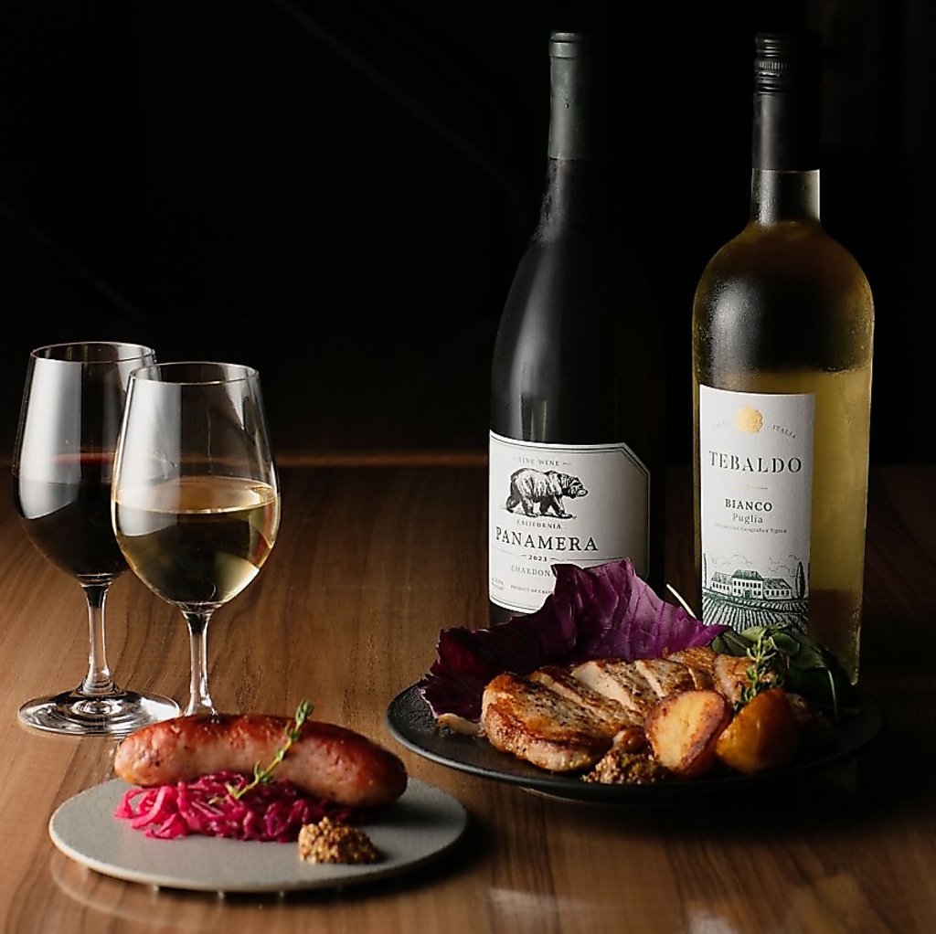 「イチバのウラ」にはワインにぴったりな肉料理、野菜料理が様々ございます。