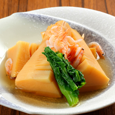 筍おでん　粒山椒