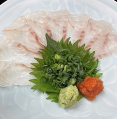 ヒラメ薄造り