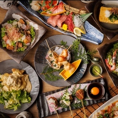 産地直送鮮魚を使ったコースプラン３Ｈ飲み放題付き！！