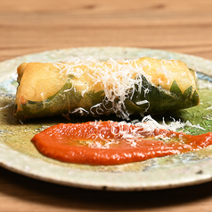 オススメ!広島県産牡蠣と大葉のクリーム春巻き