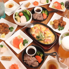 ぽんぽこ亭のコース写真