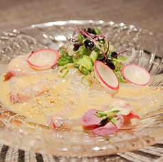 かんぱち胡麻正油マリネ仕立て