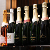 豊富のワインも取り揃えてます