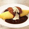 料理メニュー写真&nbsp;オムライス牡蠣フライのせ（2個）