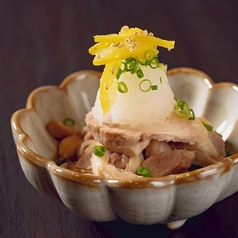 蒸し鶏の柚子胡椒おろし