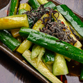 料理メニュー写真&nbsp;【冷】枝豆(大)/梅なんこつ/ホタテチャンジャ/たたき昆布きゅうり/梅肉きゅうり