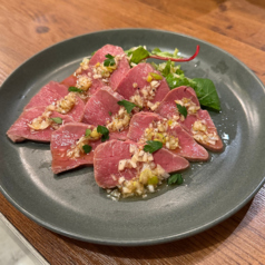 牛ハツのカルパッチョ