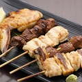 料理メニュー写真 奥州いわいどり串焼き