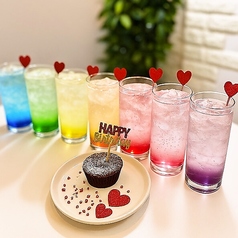 カラードリンク・ニミケーキセット