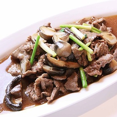 牛肉のオイスター炒め