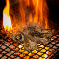 料理メニュー写真 さつま地鶏の炭火焼き